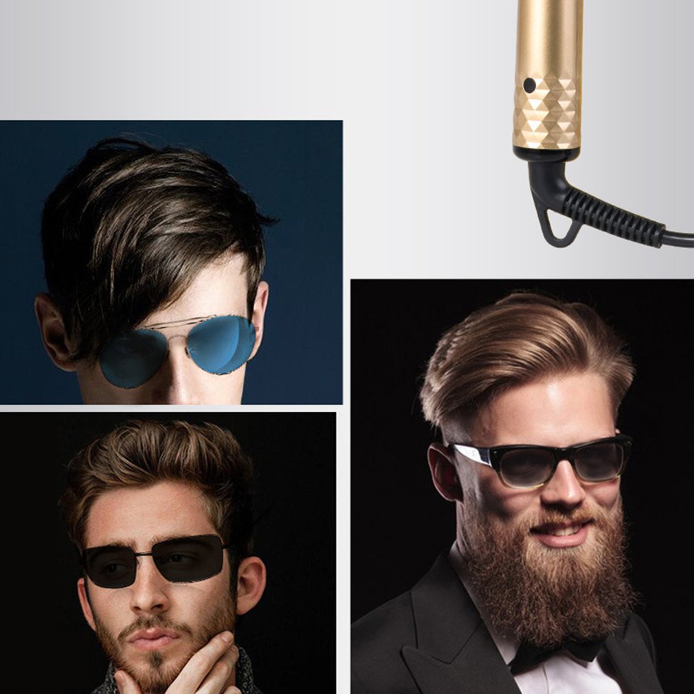 Heren Multifunctionele Steil Haar Kam Baard Kam Styling Kammen Haar Kam Keramische Straight Stijltang