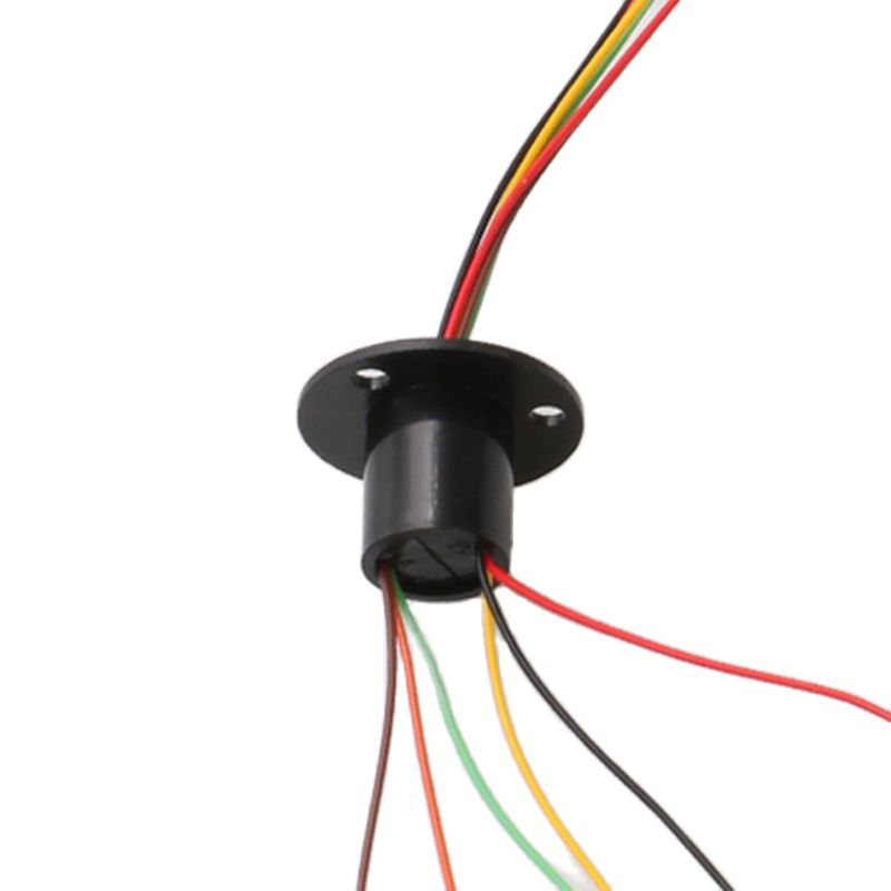 Anillo colector eléctrico Micro giratorio de 2/4/6/8/12/18 canales 2A de diámetro 12,5mm para modelo de excavadora RC DIY PTZ Gimbal