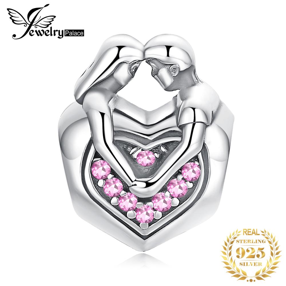 JewelryPalace Faithful Love 925 Sterling Silver Beads Charms Silver 925 Original For Bracelet Silver 925 original Jewelry Making