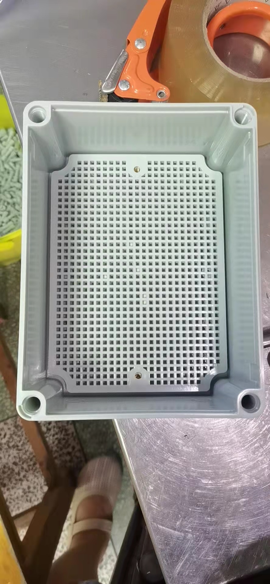 Fee Ship ABS Honeycomb Mounting Base Plate Waterproof Junction Box Base Plate Outdoor Monitoring Waterproof Box Fixed Base Plate