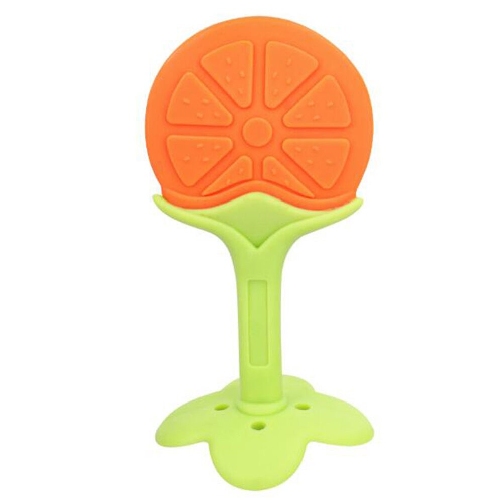 Safety Silicone Baby Orange Strawberry Grape BPA Free Training Tooth Teether