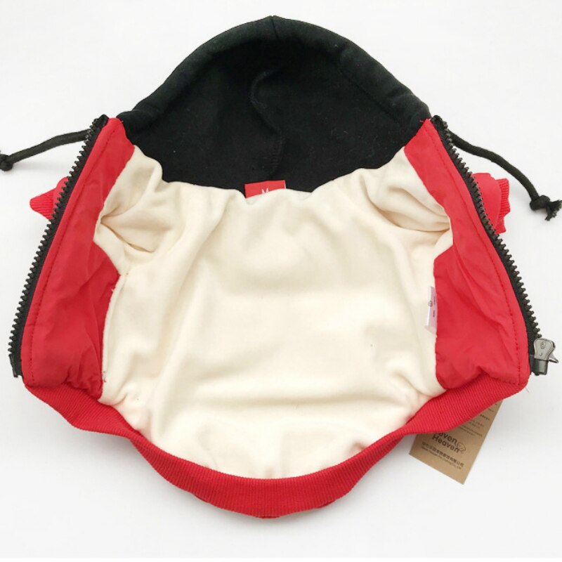 Hundjacka vinterhundkläder för fransk bulldog varm bomullshund vinterkappa hoodie för chihuahua ropa para perro