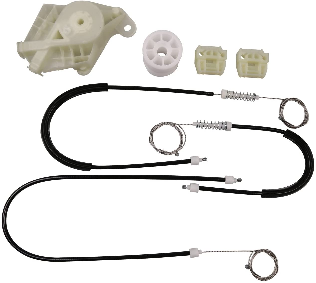 Kit Réparation Lève-vitre Avant Droit Pour Seat Altea 5P - Références 5P0837461, 66121802, Etc.