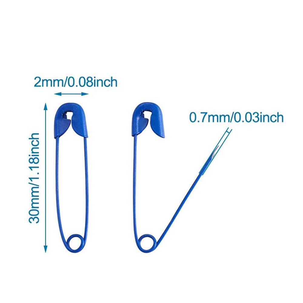 Fargerike sikkerhetsnåler metallklær festeklips nå... – Grandado, image size:1000x1000