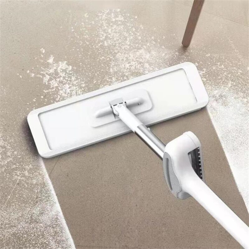 Balai serpillière en microfibre avec 3 pièces, tête rotative à 360 °, grattoir pour le nettoyage des sols, outils de cuisine à domicile