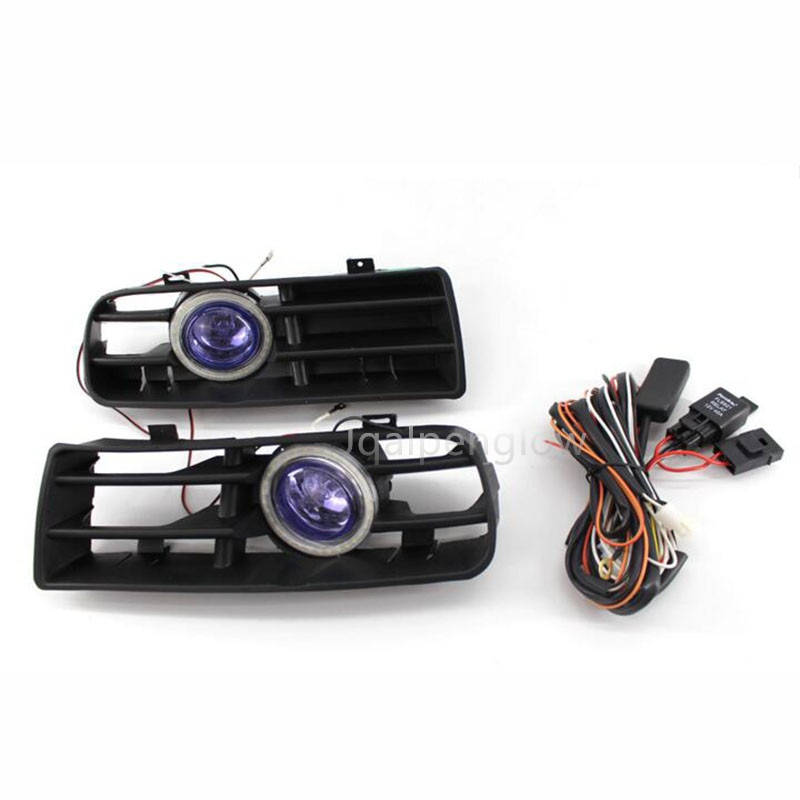 Voorbumper Grille Rijden Fog Lamp Licht Voor Vw Golf MK4 1997 1998 1999 2000 2001 2002 2003 2004 2005 2006