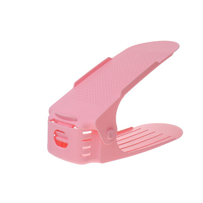 16 stück Von Schuh Lagerung Tasche Moderne Schuh Gestell Schuh Schrank Lagerung Reinigung Schrank Schuh Lagerung Tasche Einstellbare Schuh Gestell: 10pc Rosa