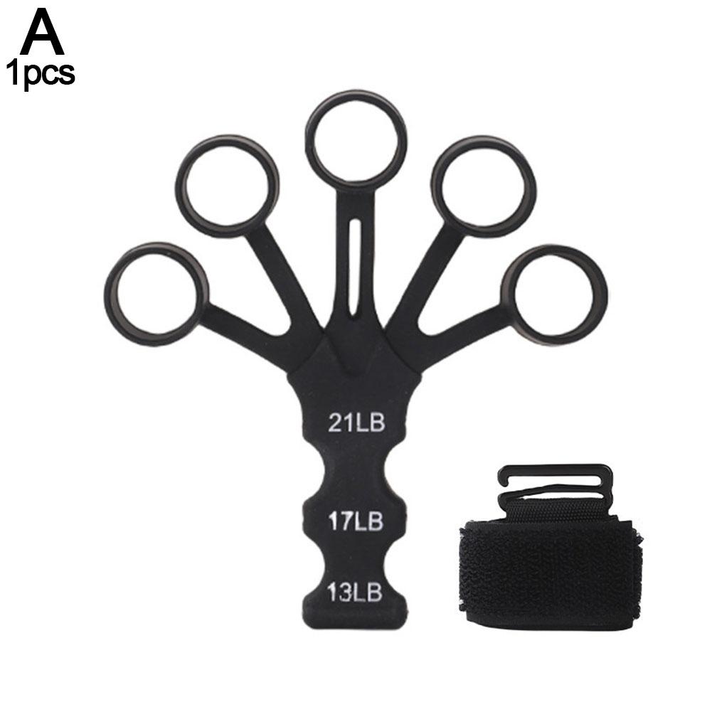 Ejercitador de agarre de silicona para dedos, fortalecedor de dedos, entrenamiento de guitarra, gimnasio, Fitness, entrenador, accesorios de equipo deportivo: Azul