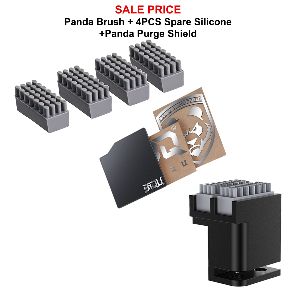 BIGTREETECH Panda Brush PX Multi-Material Reliability Upgrades Nozzles Wiper Hotend Cleaner 3D Printer Parts For Bambu Lab P1 X1