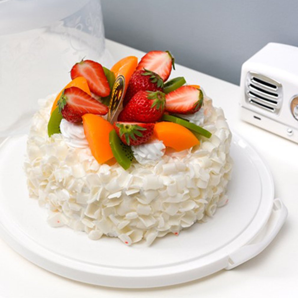 Transparent With Snap Cake Box Portable With Lid Dustproof Cake Holder Cake Storage Cup Cake Box
