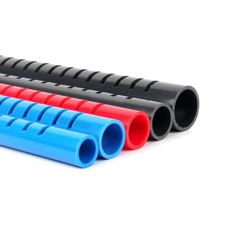 2PCS-Pack DIY 20mm to 50mm Rain Pipe Aquarium Filter Tank Outflow Pipe Spray Rain Bar External 3 Color Available