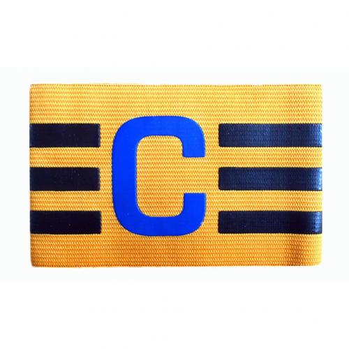 1pc Arm Band Leader competizione calcio capitano bracciale competizione di calcio sport Match Leader gruppo Arm Band Badge: YELLOW