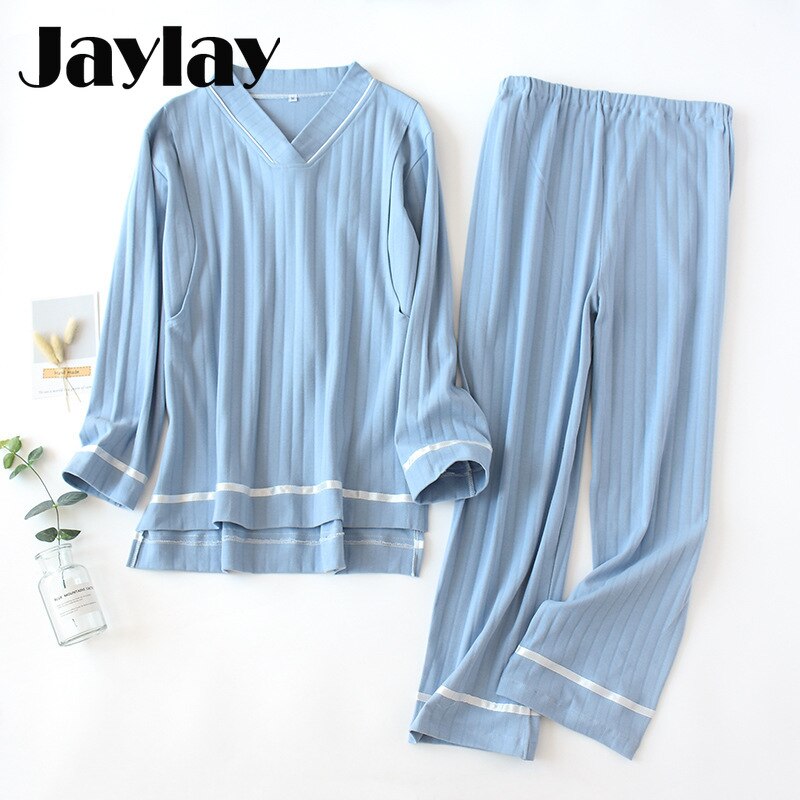 Baumwolle Postpartale Frauen still Pyjama Heimat Freizeit Mutterschaft Nachtwäsche Stillen Pflege Pyjama für Schwangere Frauen