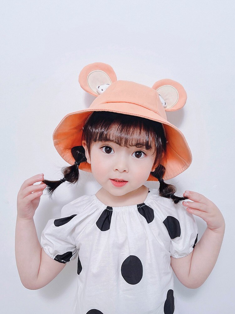 Gorros con orejas de oso para bebé, accesorios para recién nacido, sombrero para niña, niña y niño, gorro para madre y niño, accesorios para fotografía