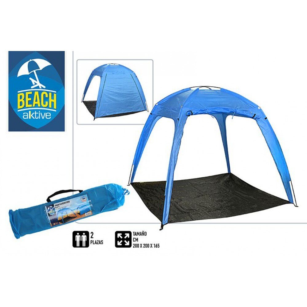 Paravientos playa Aktive Beach plegable y con techo