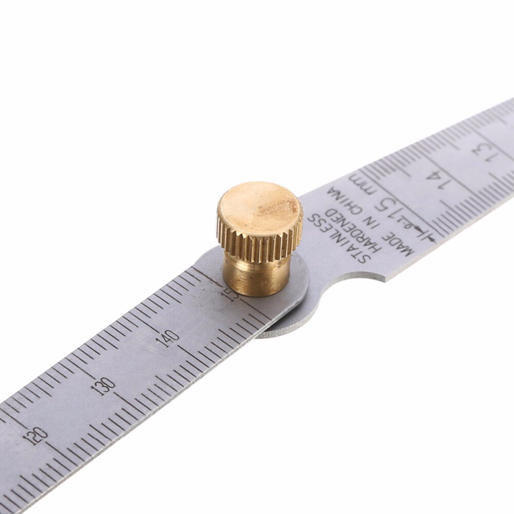 2pcs/set Depth Multifunctional Field Measurement Portable Welding Taper Tool Hole Inspection Stainless Steel Feeler Gauge