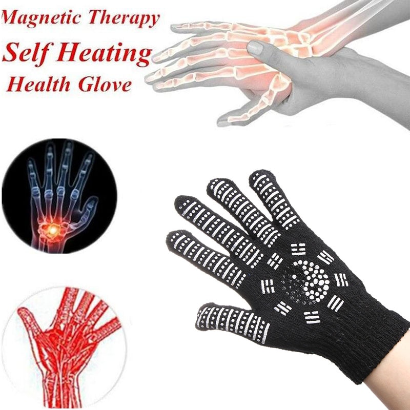 Tourmaline Heat Massage Glove Anti Arthritis Health Compression Therapy Gloves Rheumatoid Hand Pain Wrist Rest Sport Safety