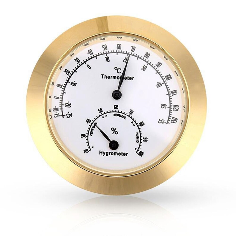 Mini Thermometer Voor Viool Gitaar Case Vochtigheid Vocht Meter Instrument Tool Snaarinstrumenten Accessoires: Goud