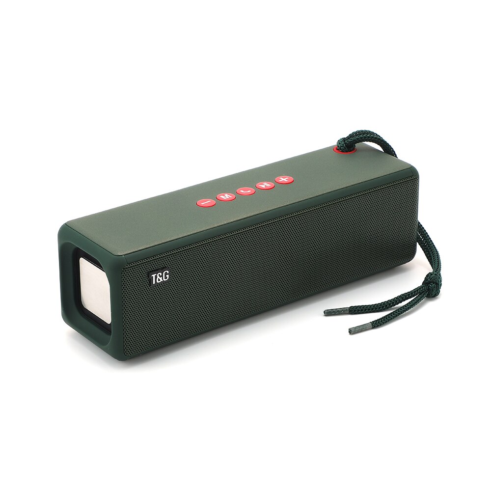 Portable Bluetooth Speakers High Power Soundbar HiFi Subwoofer For Computer Smart Phone Radio Music Center Wireless Sound System: green