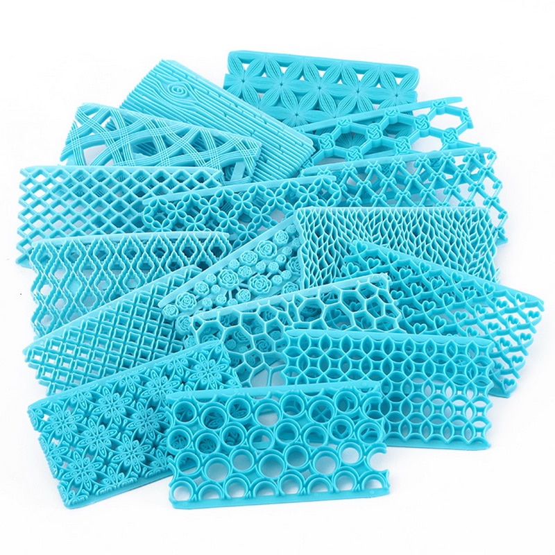 1pcs Plastic Cute Icing Embossing Decoration Cutter Cake Bakeware Cake Embosser Flower Cookie Cutters DIY Fondant Biscuit Molds