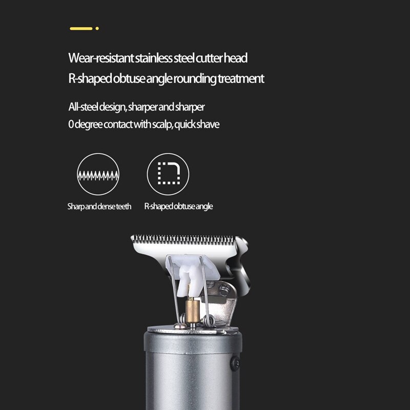 SURKER SK-651 Hair Clippers Cordless Hair Trimmer with 3 Guard Combs Hair Clippers for Men