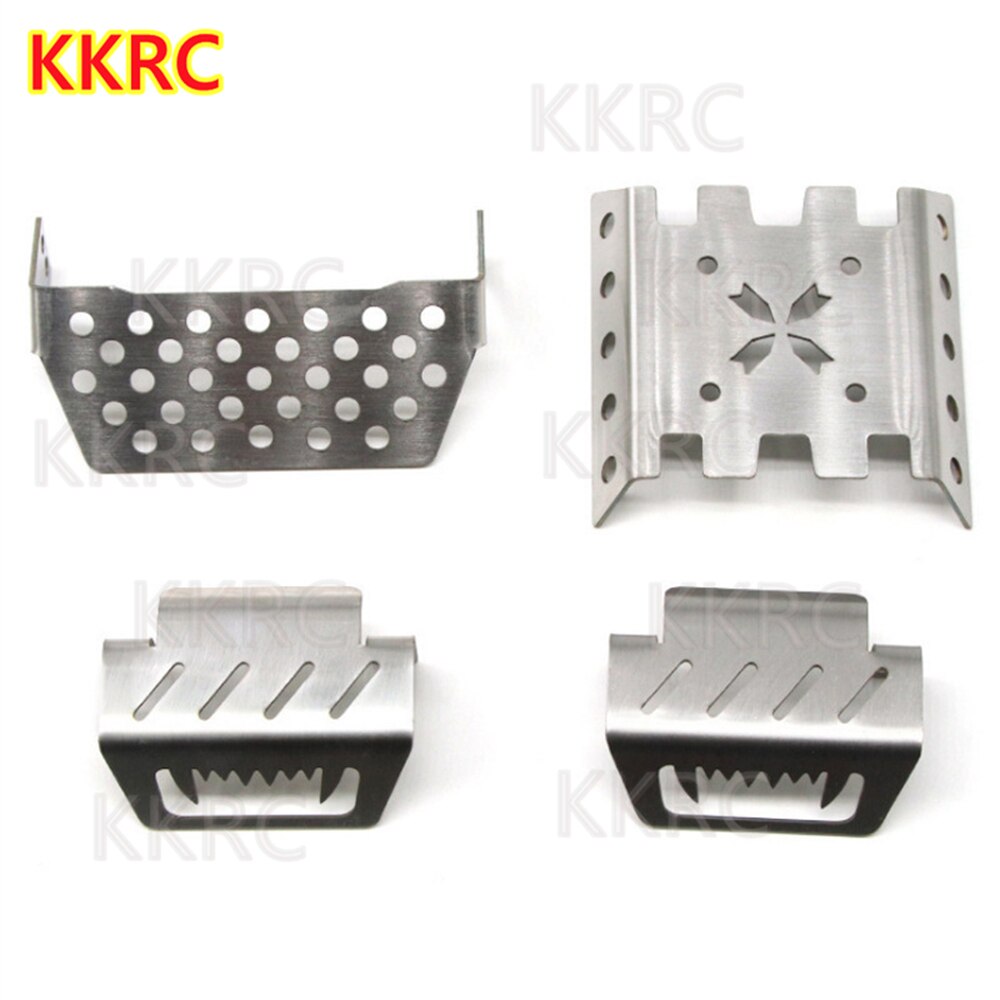 Yikong YK4082 YK4102 YK4103 Messing Front Steering Groep Achteras Mount Bumper C Base Contragewicht Schokdemper Chassis Armor: 1set Armor