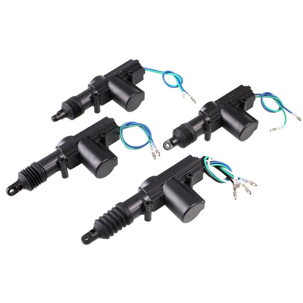 Kunststoff Schwarz Keyless Entry System Auto Kit Locking Keyless Entry System Zentrale Türschloss Zwei-Tür Zentralverriegelung für control