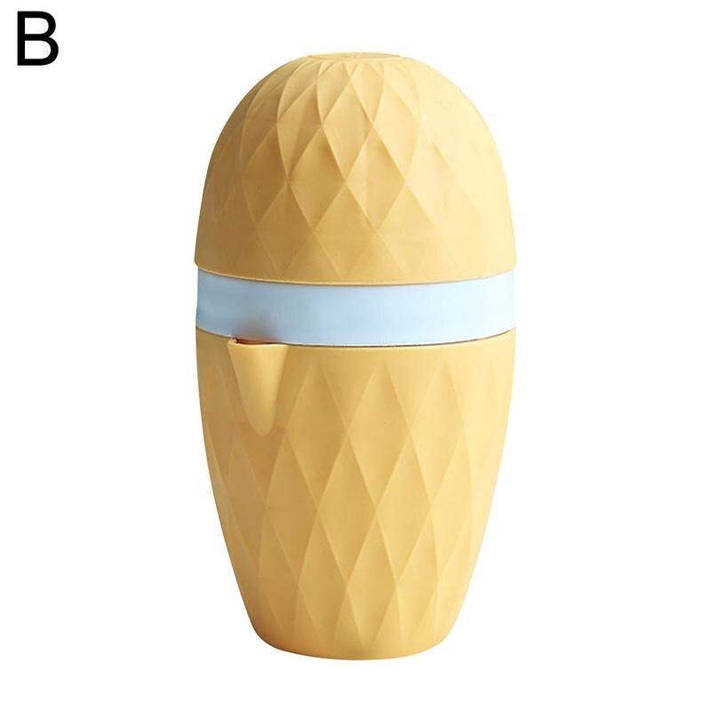 Manual Juice Squeezer Lemon Orange Juicer Hand Fruit Press Orange Lemon Sugar Cane Juice Kitchen Fruit Tool: Yellow