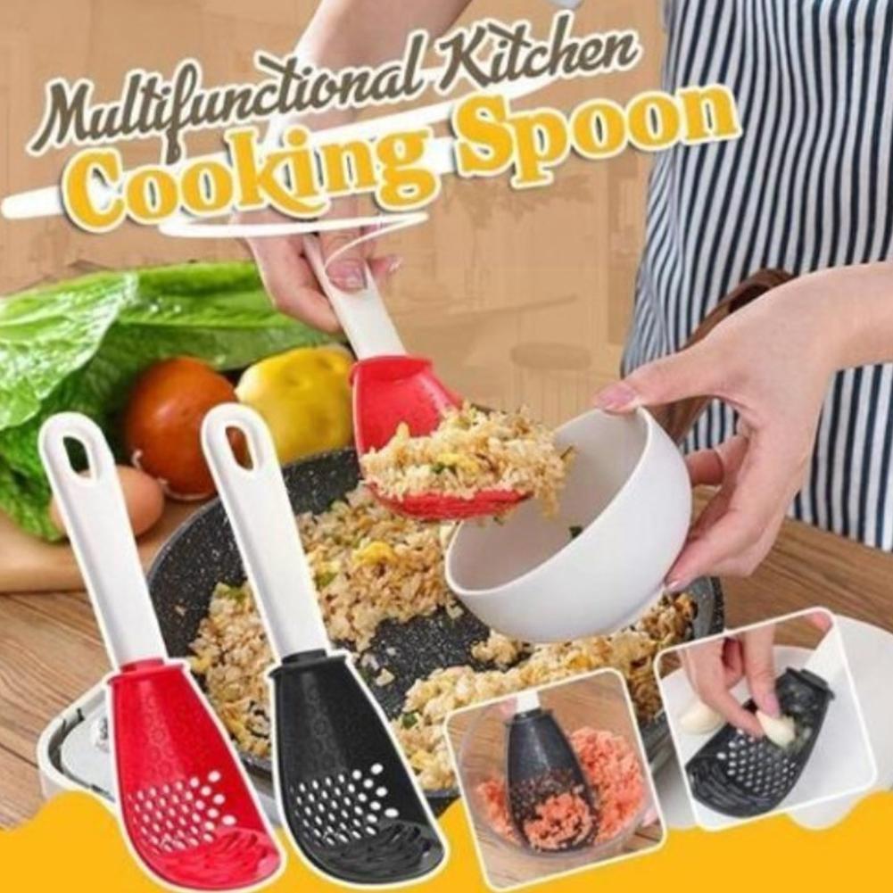 Japanese Cuisine Spoon Multifunctional Colander Baby Mashed Potato Mashed Ginger Food Supplement Grinder J6E6
