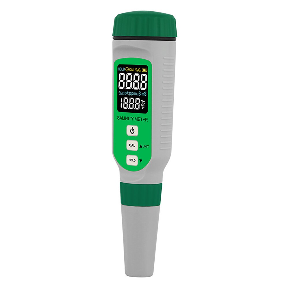 Digital Salinometer Salinity Tester Pen Food Beverages Drink Salt Content Meter Handheld Seawater Measuring Lithium Battery