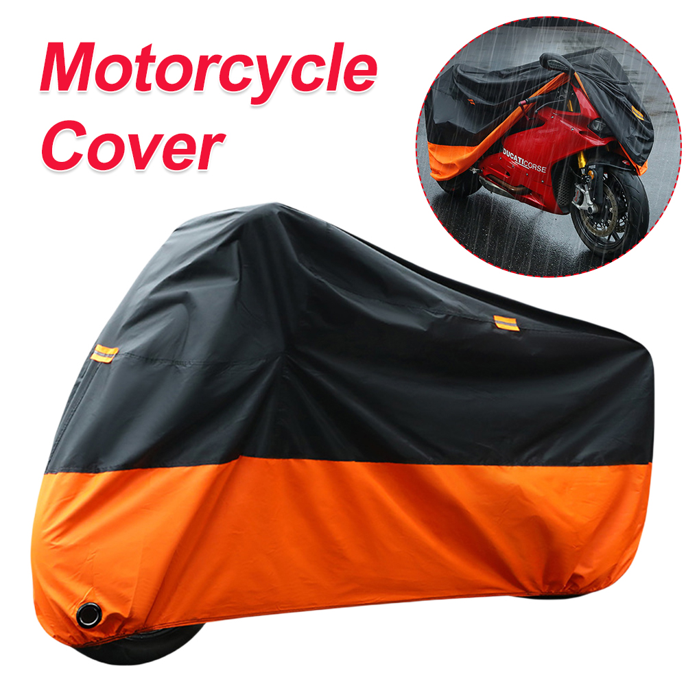 Ganzjahres-Motorrad abdeckung m/l/xl/xxl staub dichte UV-Schutz wasserdichte draussen-drinnen-Rolle verschleiß feste Motorrad abdeckung