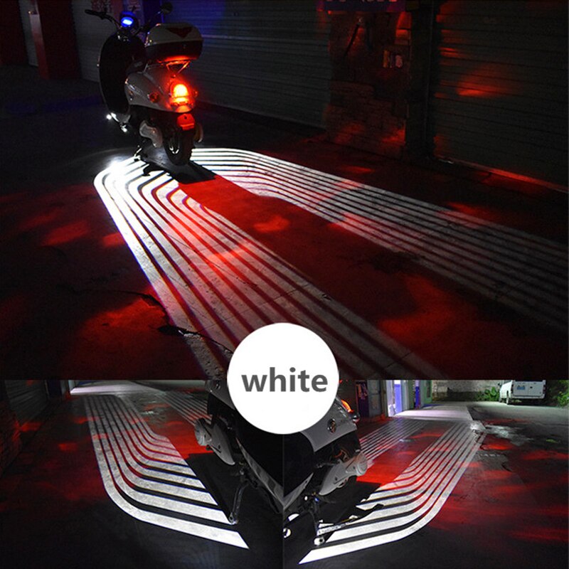Juego de luces de advertencia para motocicleta, luz LED decorativa para proyector, alas de Ángel, sombra de fantasma Universal, ambiental, 1 Juego