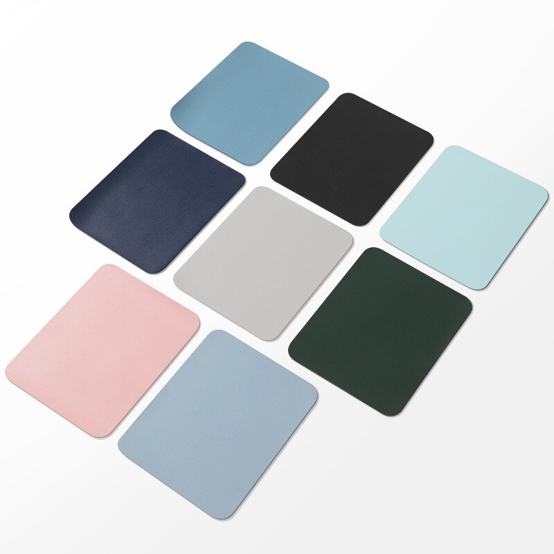 Portable Home Office Game MousePad Resting Surface Protective dining Desk Writing Mat Easy Clean PU Leather Desk Mat laptop pad