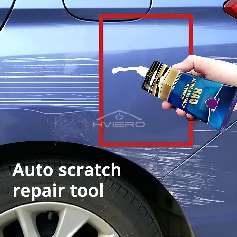 Pasta reparadora de arañazos para coche, 60ML, mantenimiento de pintura, cuidado de reparación, cera libre, limpiador de suciedad, herramientas, pulido, detalles, duradero, Universal