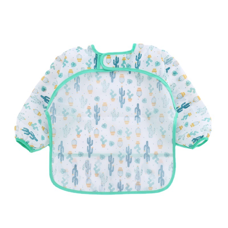 5 Stijlen Collectie Baby Kids Slabbetjes Peuter Lange Mouw Waterdichte Art Kiel Voeden Bib Schort Pocket Fit 0-4 Jaar Baby Slabbetjes