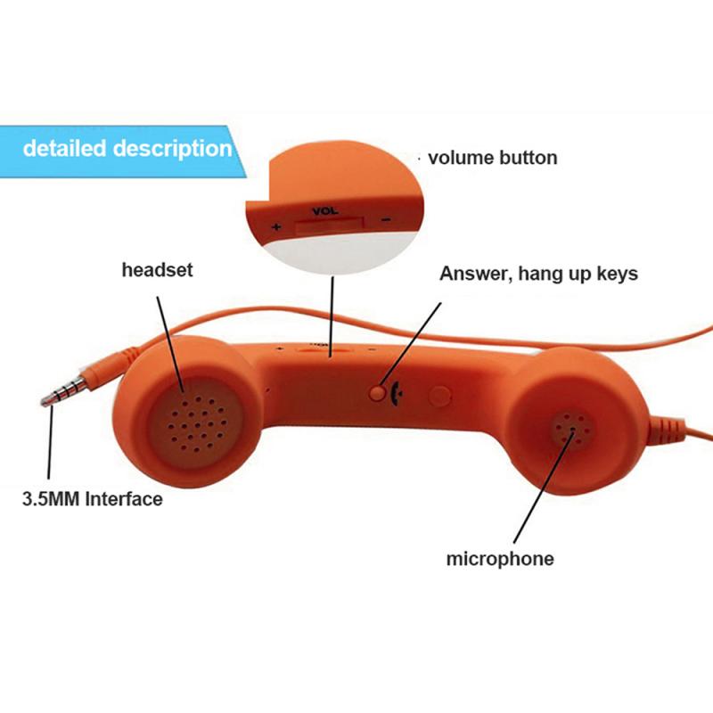 3.5Mm Universele Headset Mini Gsm-toestel Externe Multi-color Retro Microfoon Met Microfoon Voor Ios Voor android