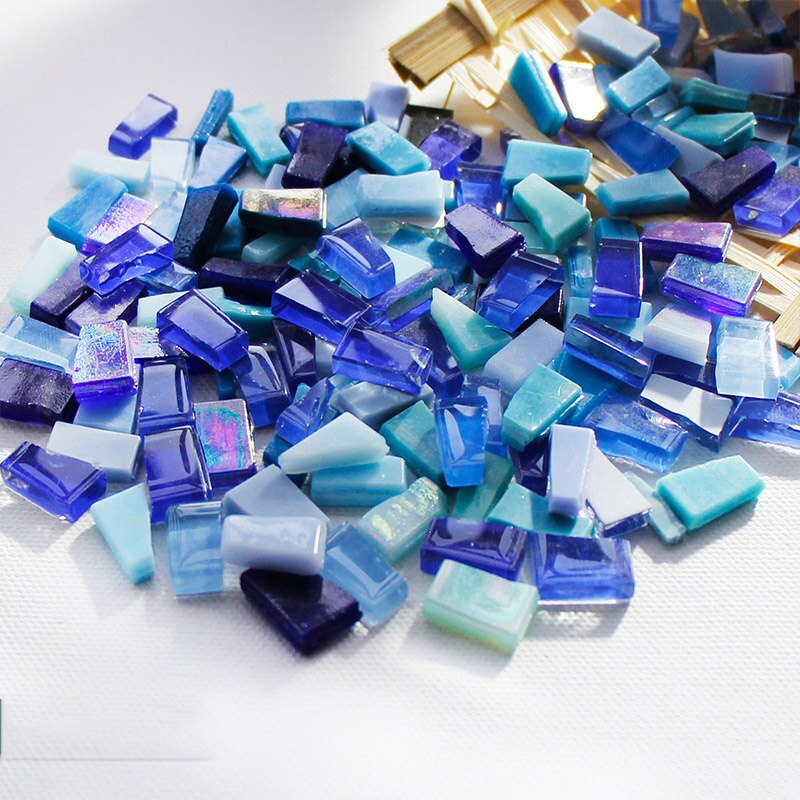2022 Mixed Color Mosaic Fragments Irregular Shape Coloful Crystal Mosaic Tiles For Crafts Bulk Diy Decoration Materials: 5