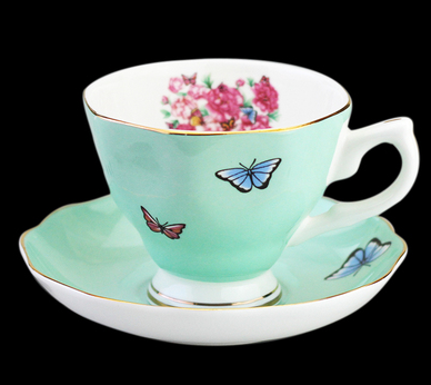 supply of bone china porcelain coffee cup cup European bone china cups afternoon cup set: K