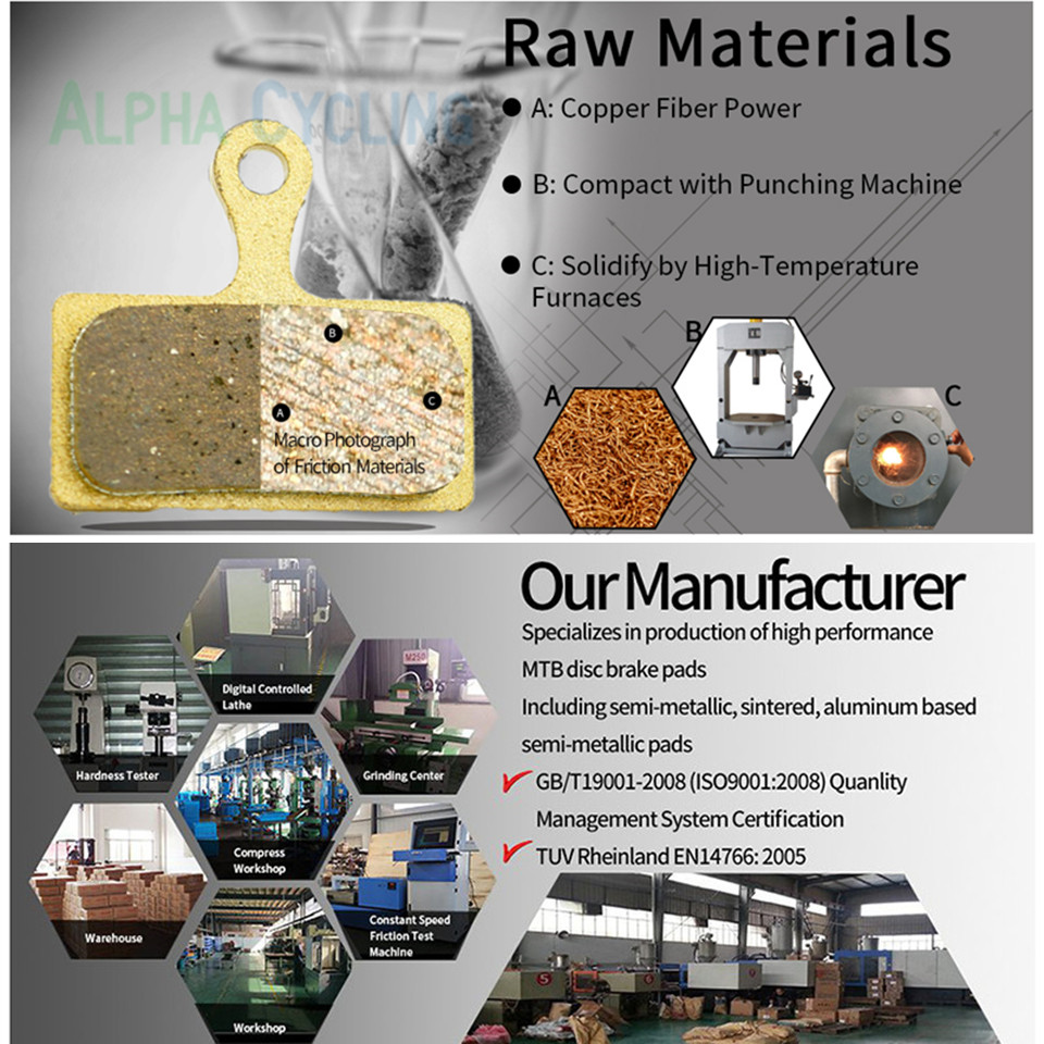 4 Paar Fahrrad-Scheibenbremsbeläge für SRAM MTB CODE R, Guide RE-Bremssättel, Gold-Vollmetall