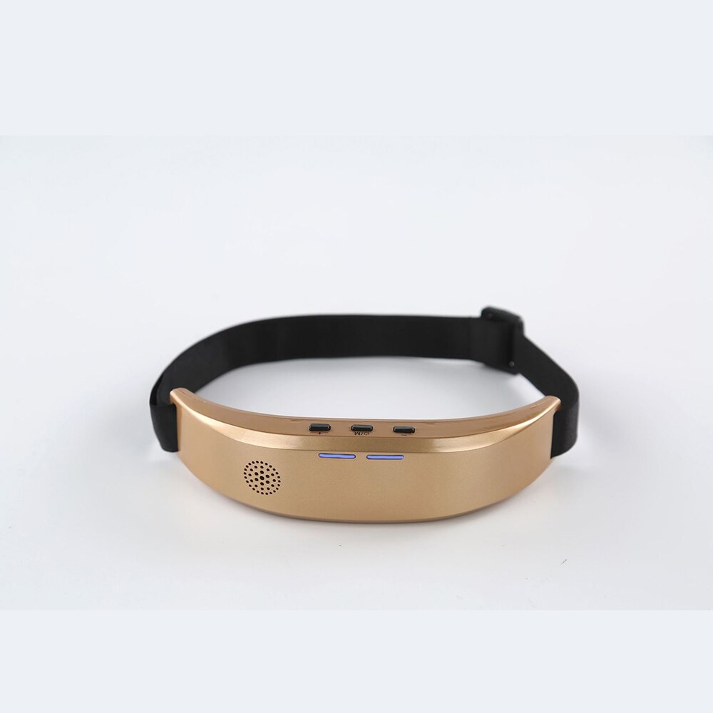 Smart Decompression Head Sleeper Electric Massage Sleeper Wireless Charging An Artifact To Relieve Depression Soothe The Nerves: Gold