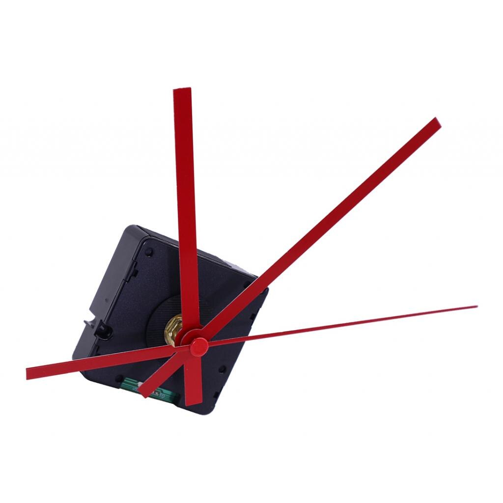 HD1688-14DCF Quartz DIY Wall Clock Movement Mechanisms Battery Powered DIY Repair Parts Replacement with 3 Long Red Hand