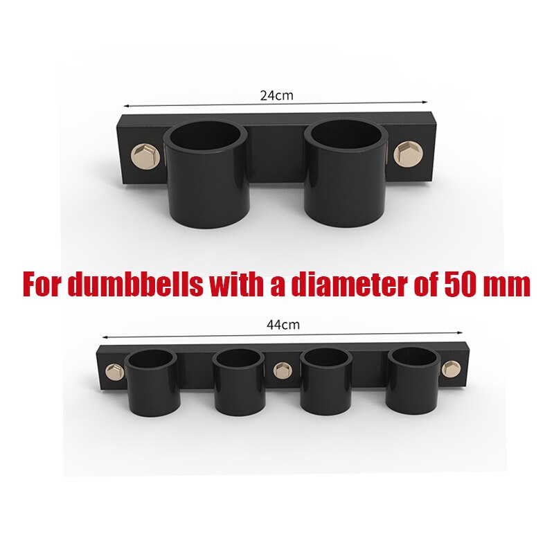 Home Wall Mounted Φ50mm Barbell Bar Storage Rack Gym Fitness Barbells Rod Holder Hanging Dumbbell Bars Rack Display Frame Bracke