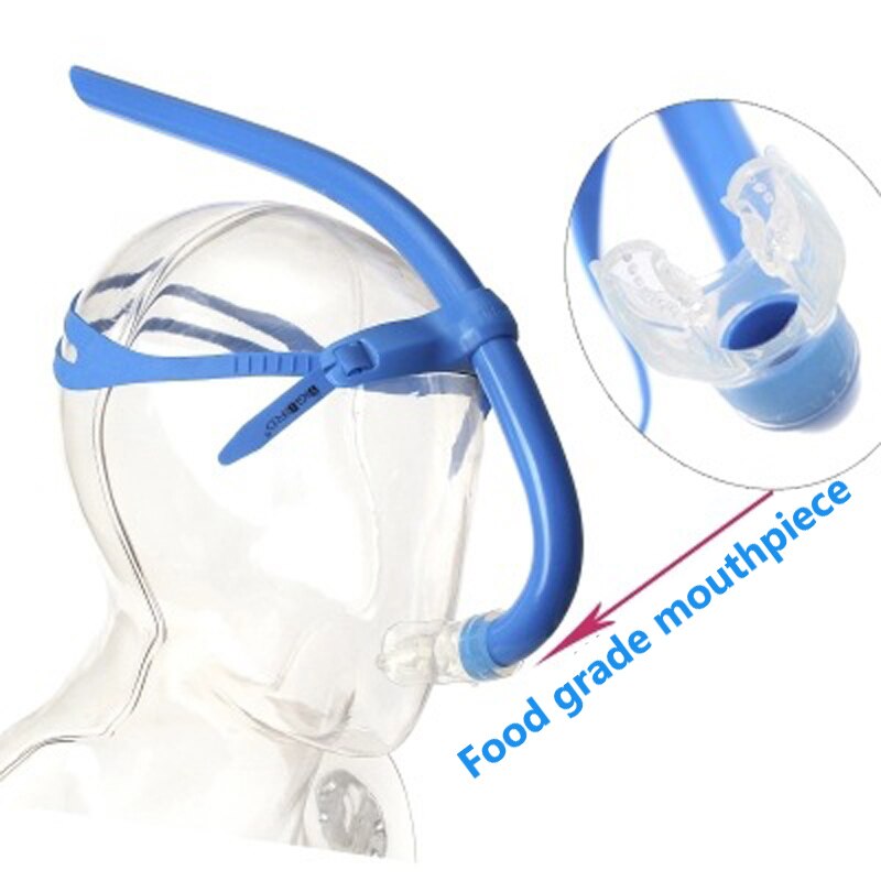 Unisex vuxna barn simmar snorkel torr luft scuba simning andningsrör för att lära sig simträning