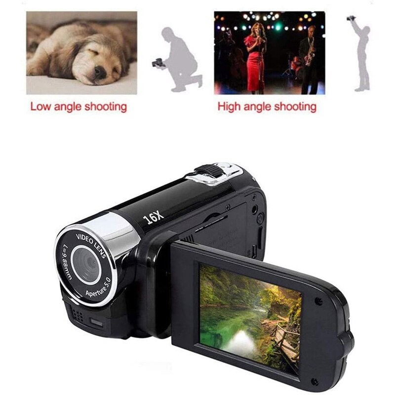 Portable Video Camera Camcorder Photography Digital Full HD 1080P Camcorders LCD Screen For Video DU55