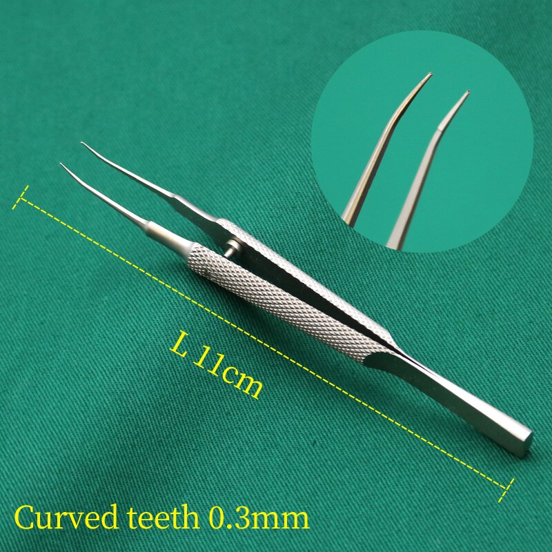 Ophthalmic Microscopy Tweezers Stainless Steel Rou... – Grandado