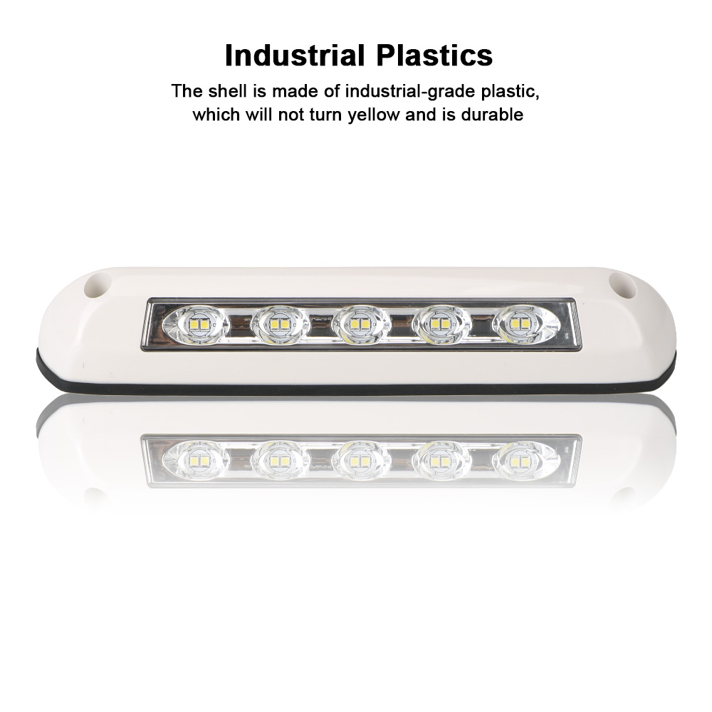Waterproof RV Van Trailer Exterior Lamp Caravan Interior Wall Lamps 12V/24V Light Bar LED Awning Porch Light Caravan Accessories