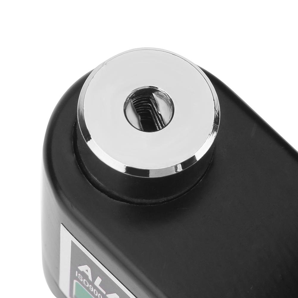 Varkaudenesto pyörän levyjarrulukko turvahälyttimellä moottoripyörälle