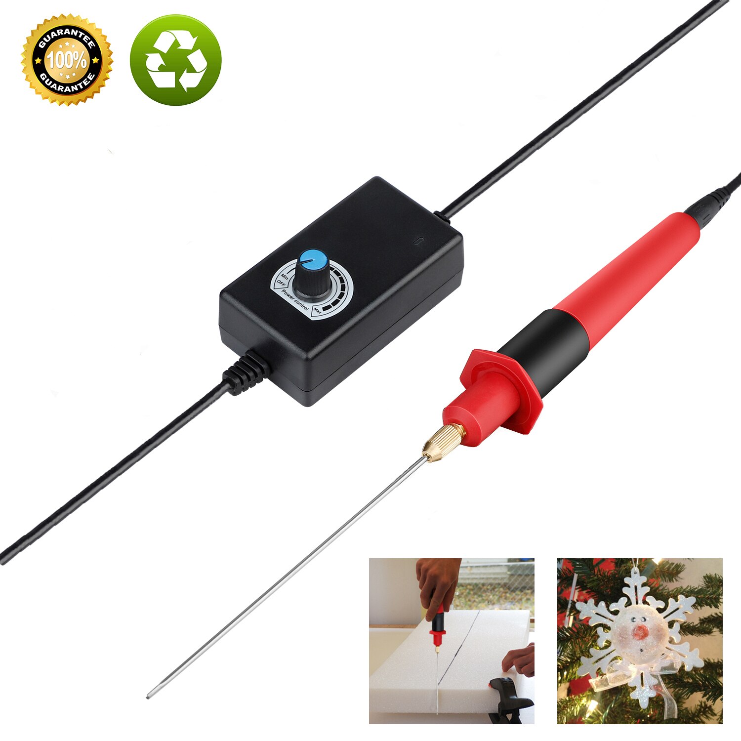 Piepschuimsnijder elektrische schuimsnijder piepschuimsnijmachine schuimbenodigdheden elektrische accessoires draagbare schuimsnijpen: Eu 13cm