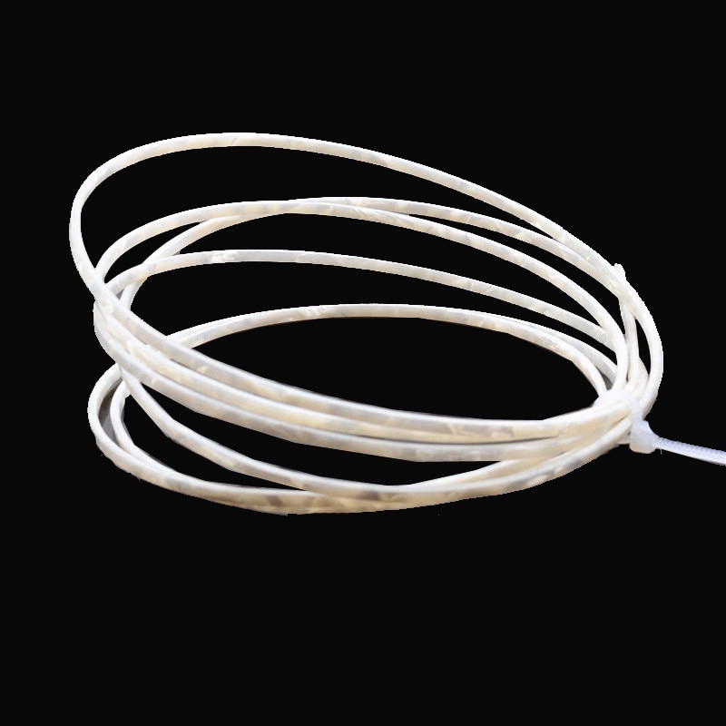 Vit pärla celluloid gitarr bindning purfling 1650 x 2/4/5/6/10 x 1.5 mm celluloid gitarr delar
