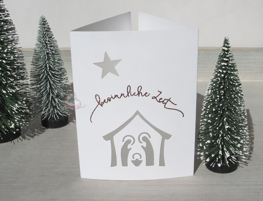 Catlove Christian Christmas Metal Cutting Dies Scrapbooking Stencil Die Cuts Card Making DIY Craft Embossing Dies For